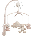 Muzikinė karuselė Babys Only Old pink/ Warm linen