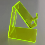 Telefono laikiklis Akrilinis telefono laikiklis, 10.16-20.32 cm, stalui., Fluorescencinė žalia