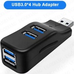 4 Jungčių HUB Adapteris 5Gbps Didelio Greičio Duomenų Skirstytuvas, 4 USB 3.0