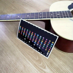 Gitaros skalių mokomieji lipdukai