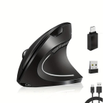 Wowssyo ergonominė pelė, belaidė pelė plan&scaron;etėms ir kompiuteriams.