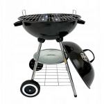 Sodo anglinė kepsninė su dangčiu ir ratukais &ndash; apvali 32 cm BBQ