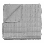Apsauga apverčiama - DONATELLA - 105 cm - Pilka - Poliesterio mikropluo&scaron;tas - Apverčiama - Skalbiama ma&scaron;inoje - Geometrinė
