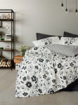 Cotton Box patalynės komplektas Meresa Black, 160x220 cm, 3 dalių