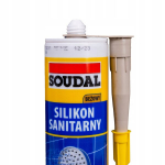 "Soudal" sanitarinis smėlio spalvos silikoninis hermetikas
