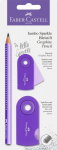 Faber-castell Jumbo pie&scaron;tukas su trintuku ir drožtuku, violetinis