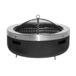 Ugniakuras Mustang Burbank 629971, 60x40 cm, juodas