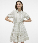 Vero Moda moteri&scaron;ka suknelė 10303728*01, smėlio spalvos/ natūrali balta