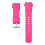 &bdquo;BestAccessories&ldquo;, 22 mm pločio silikoninis dirželis, tamsiai rožinis