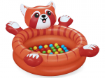 Pripučiamas kamuoliukų baseinas Bestway Playful Red Panda su 50 kamuoliukų, 107x94x58 cm