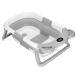 Kūdikio vonelė, silikoninė, su kam&scaron;čiu ir termometru Springos SB0062, 27,5 L.