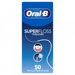 Oral-B Super sukarpytas dantų siūlas, 50 vnt.