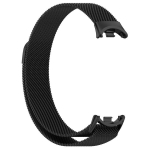 BestAccessories, plieninė apyrankė X. Mi Band 8/9/10, juoda