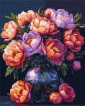 Tapyba pagal skaičius Ideyka Gėlių prabanga 40x50 cm