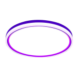 WIFI &bdquo;Bluetooth&ldquo; i&scaron;manioji lubų lempa, visos spalvos RGB + CW geltona ir balta &scaron;viesa, 110 V&ndash;130 V pritemdoma RGBCW LED svetainės miegamojo lempa su &bdquo;Tuya&ldquo; programos valdymu