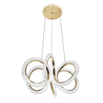&Scaron;viestuvas Toolight Led G037-Cp Gold 45X45X24Cm