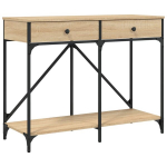 Konsolinis staliukas，konsolinis stalas, ąžuolo, 100x39x78,5cm, apdirbta mediena CFE87185