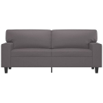Dvivietė sofa，Poilsio sofa, pilkos spalvos, 140cm, dirbtinė oda CFE94787