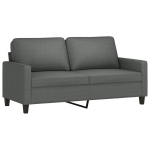 Dvivietė sofa，Poilsio sofa, tamsiai pilkos spalvos, 140cm, audinys CFE88448