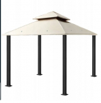 Pavėsinė Fluxar home TN-1083, 334x334cm, smėlio spalvos