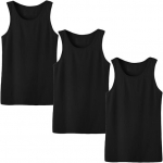 Apatiniai mar&scaron;kinėliai vyrams, juodos spalvos, 3 vnt.