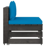 Modulinė vidurinė sofos，Poilsio sofa dalis su pagalvėlėmis, mediena CFE23647