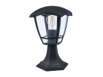 Led sodo &scaron;viestuvas E27 stovintis 40cm aliuminio juodas Ip44