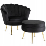 Fotelis Mebel Elite GRAND juodas