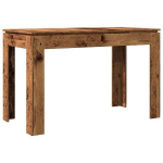 Valgomojo Stalas，Virtuvės stalas Senas medis 120x60x76 cm Inžinerinė mediena CFE58101