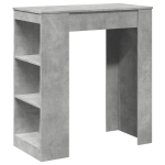 Baro stalas，Baro staliukas su lentynomis, betono, 95x47x103,5cm, mediena CFE97630