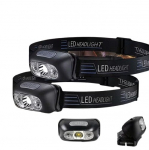 Įkraunamas LED žibintas ant galvos, 2 vnt.