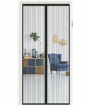 Meet Beauty magnetinis tinklelis nuo uodų durims 85 &times; 240 cm, juodas