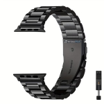 Nerūdijančio Plieno Laikrodžio Dirželis Apple Watch 49/45/44/42 mm, Juodas, PrimePick