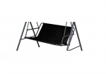 Petela sodo sūpynių sėdynės užvalkalas 138 &times; 52 &times; 52 cm &ndash; juodas