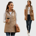 Liemenė moterims Fashion, ruda