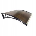 Stogelis vir&scaron; durų Metal-gum, 150x100 cm, juodas/rudas