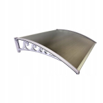 Stogelis vir&scaron; durų Metal-gum, 120x80 cm, juodas