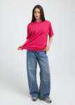 Oversize mar&scaron;kinėliai T‑SHIRT BASIC 4825/010 Giulia, spalva fuchsia