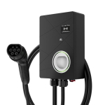 Sieninė elektromobilio įkrovimo stotelė 11kW Plug and Charge Type 2 16A 3 fazės su 6m kabeliu CUBE-EU02-01 EV Charge
