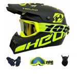 Motociklo BMX motokroso &scaron;almas M 55-56cm + akiniai, pir&scaron;tinės, balaklava, 55-56 cm