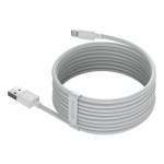 Kabelis Iphone Lightning 2x USB, 1.5 m, baltas