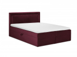 Lova Mazzini Beds Yucca 200x200 cm, raudona