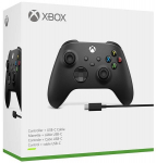 Xbox Wireless Controller Black + USB C laidas