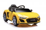 Vienvietis elektromobilis vaikams AUDI R8 A300, geltonas