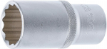 Lizdas, 12 ta&scaron;kų, gilus | 12,5 mm (1/2 colio) pavara | 28 mm BGS Technic-10689