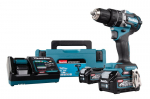 Akumuliatorinis smūginis gręžtuvas-suktuvas XGT &reg; 40Vmax HP002GD201 Makita