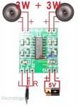 2x3W PAM8403 Audio Stiprintuvas