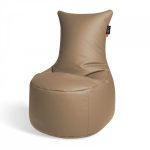 Sėdmai&scaron;is Qubo&trade; Muff, dirbtinė oda, &scaron;viesiai rudas
