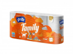 Tualettpaber - wc paber Grite family 3-kihiline 8 rulli