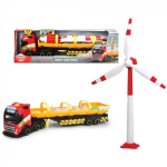 Žaislinis Volvo vilkikas Dickie su vėjo jėgaine Heavy Load Truck, 40 cm